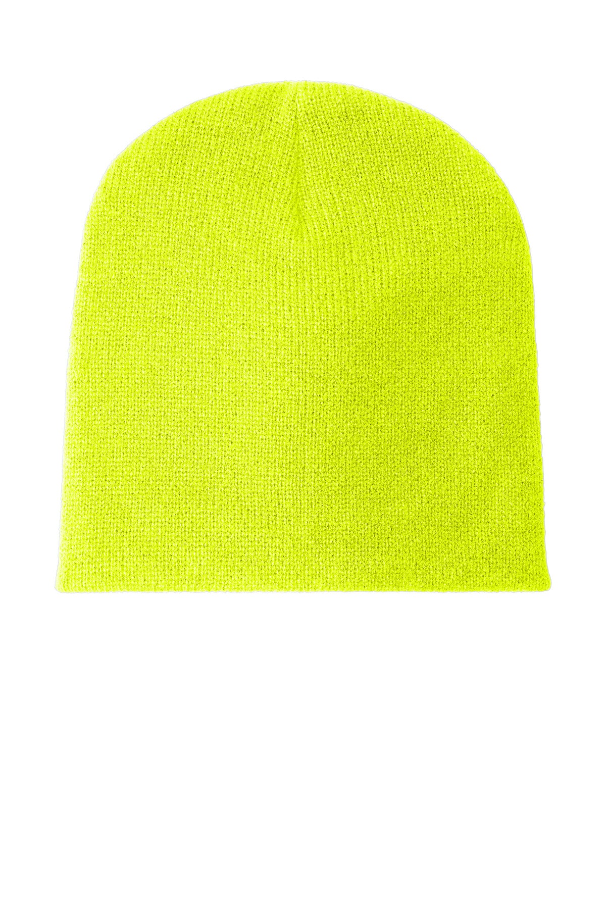Custom Embroidered Port Authority Caps in Neon Yellow