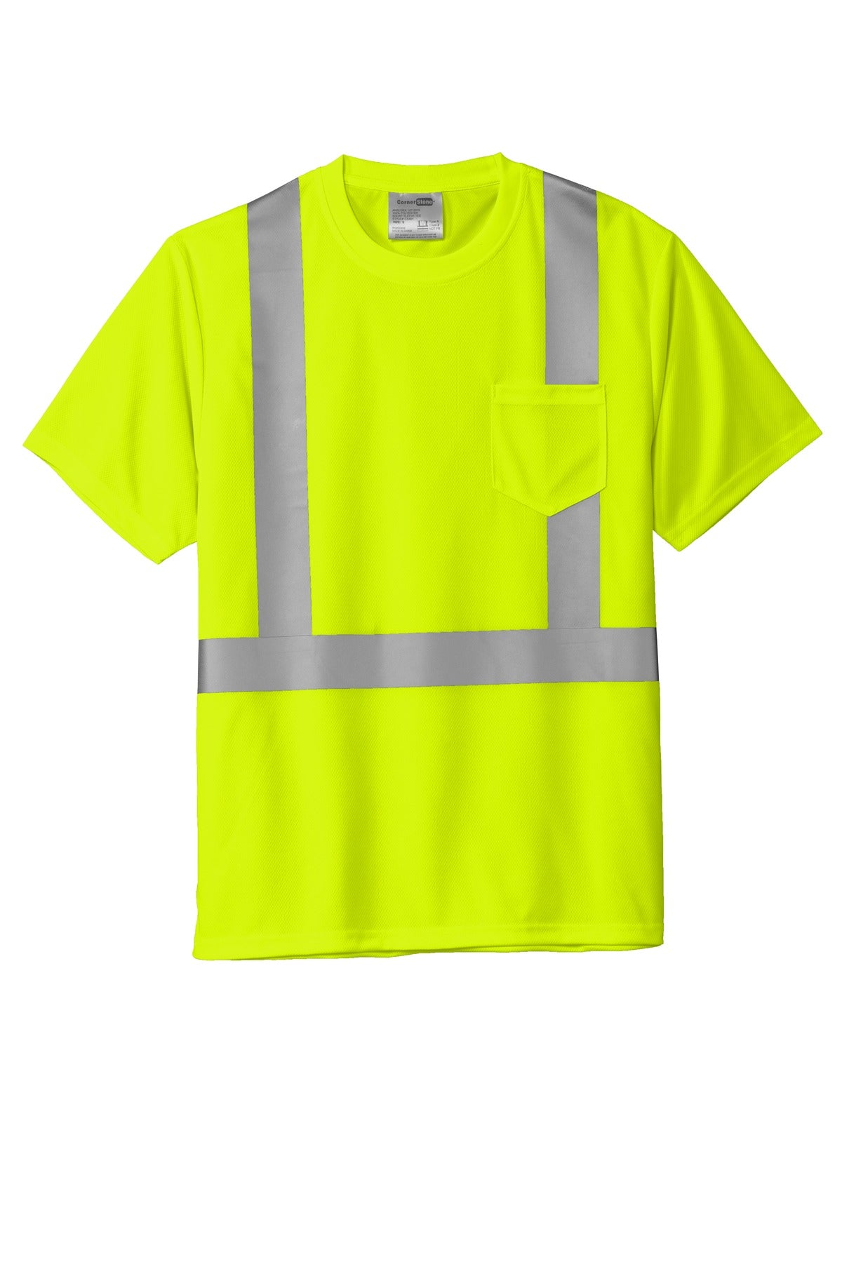Custom Embroidered CornerStone Personal Protection in Safety Yellow