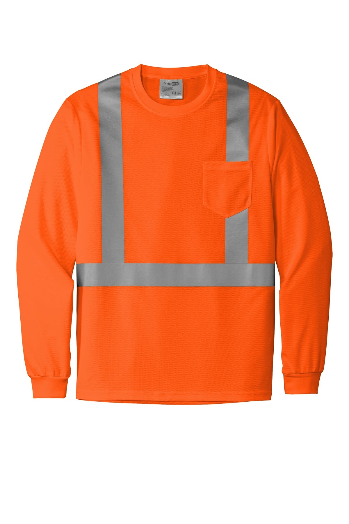 Custom Embroidered CornerStone Uniforms & Workwear in Safety Orange