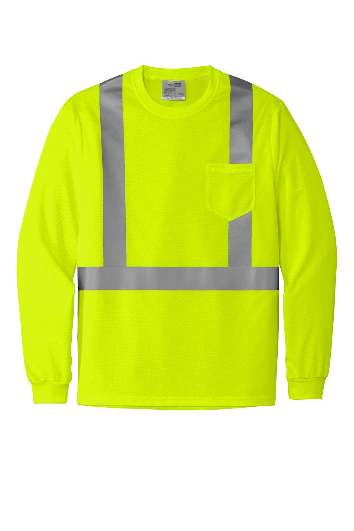 Custom Embroidered CornerStone Uniforms & Workwear in Safety Yellow