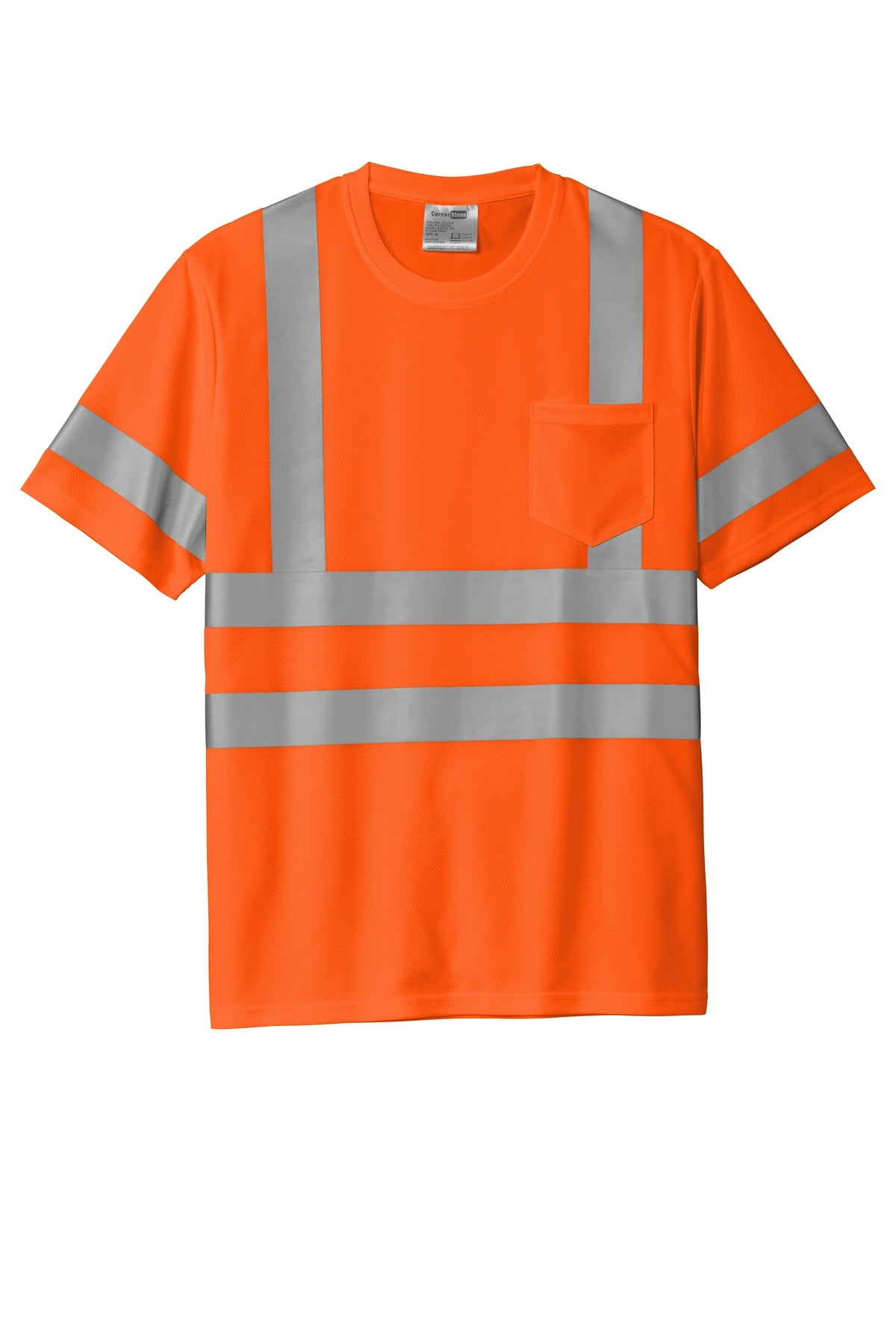 Custom Embroidered CornerStone Personal Protection in Safety Orange
