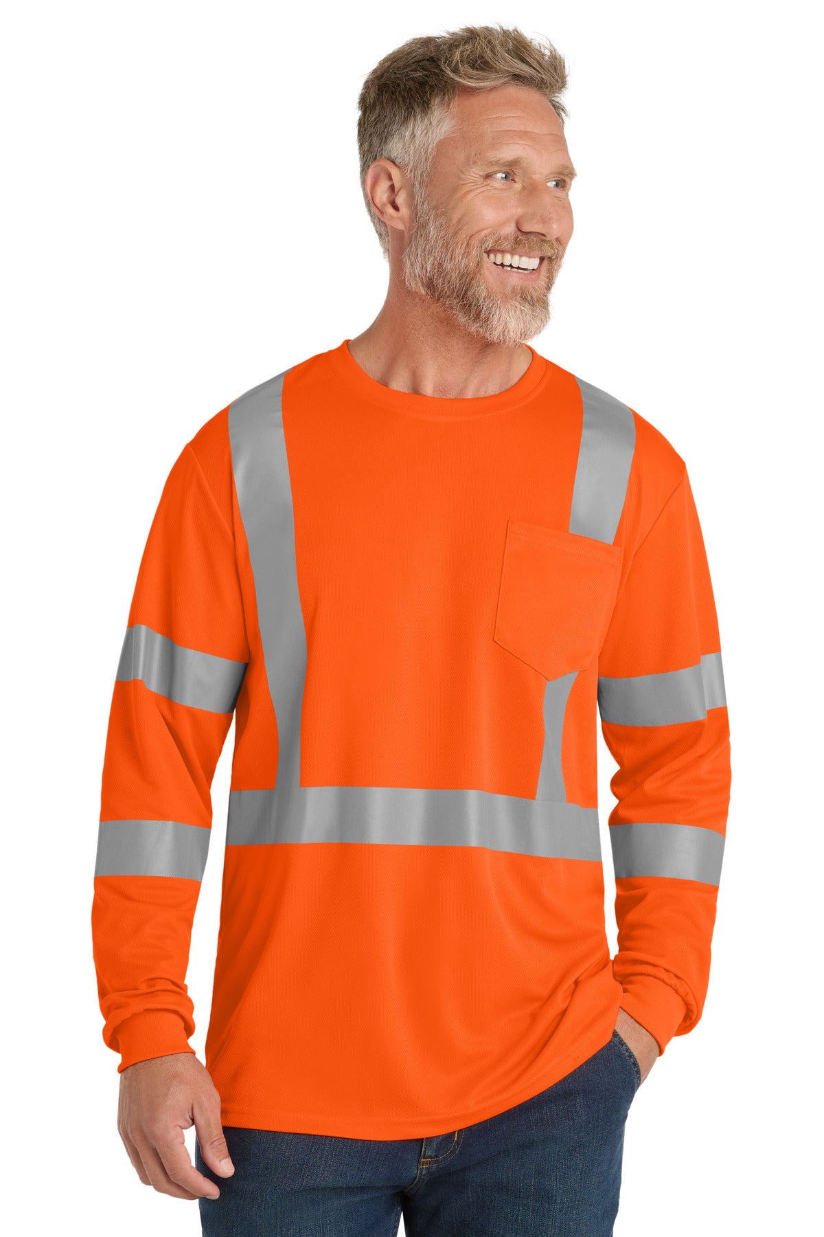 Custom Embroidered CornerStone Personal Protection in Safety Orange