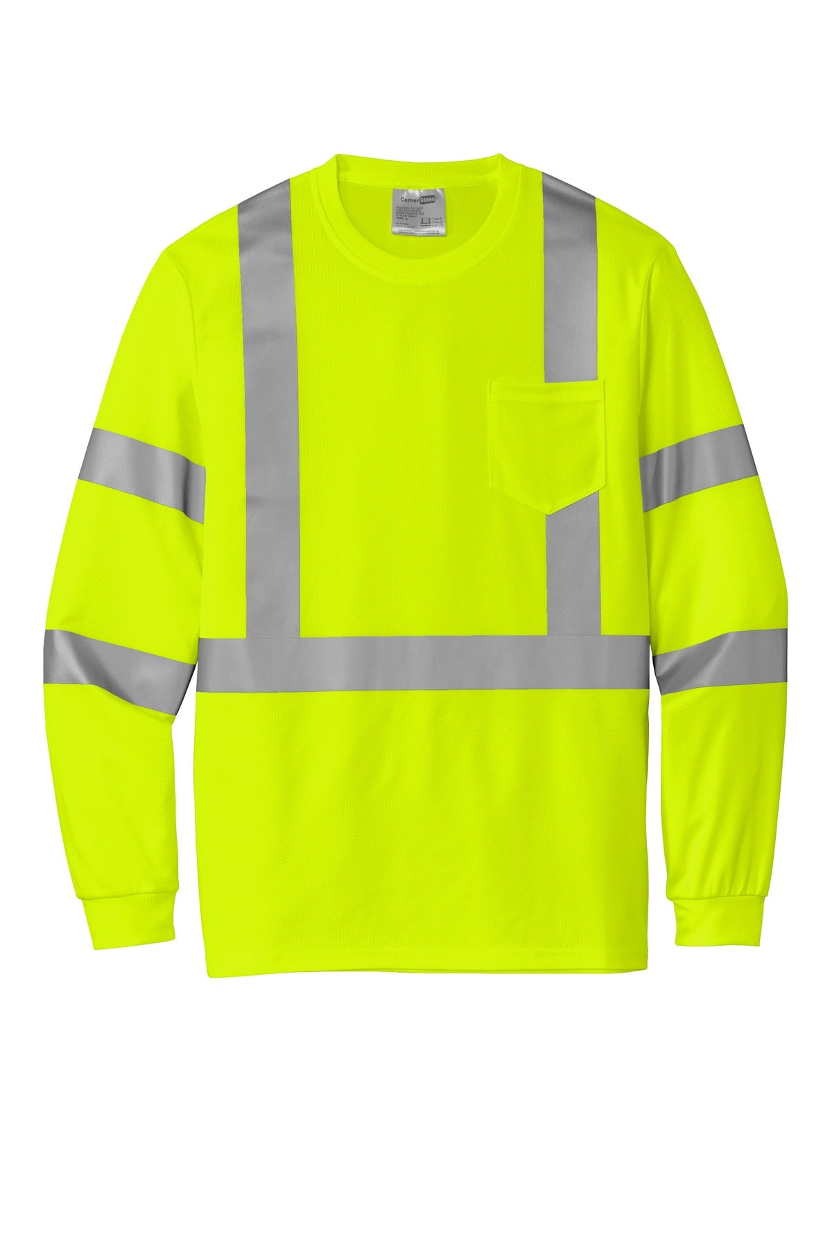 Custom Embroidered CornerStone Personal Protection in Safety Yellow