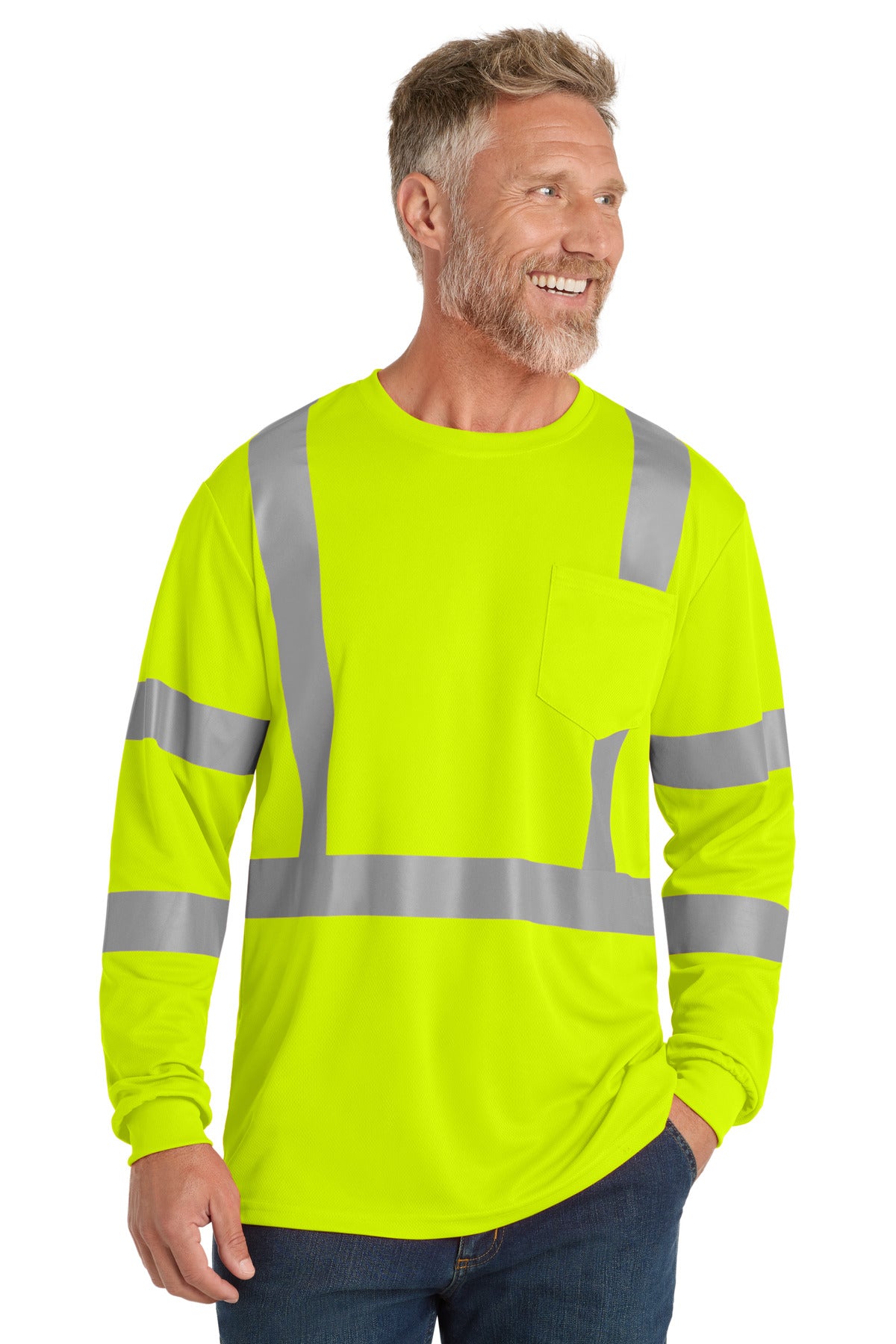Custom Embroidered CornerStone Personal Protection in Safety Yellow