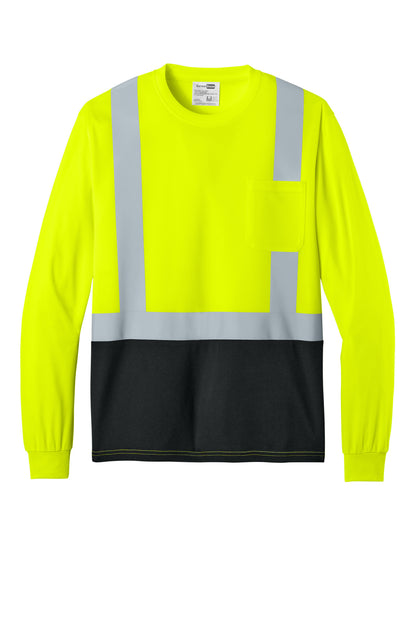Custom Embroidered CornerStone T-Shirts  in Safety Yellow/ Black