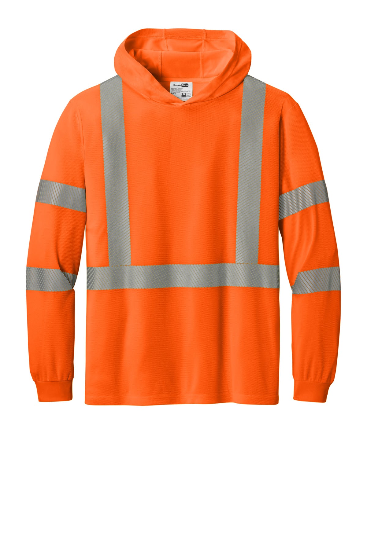 Custom Embroidered CornerStone Polos/Knits in Safety Orange