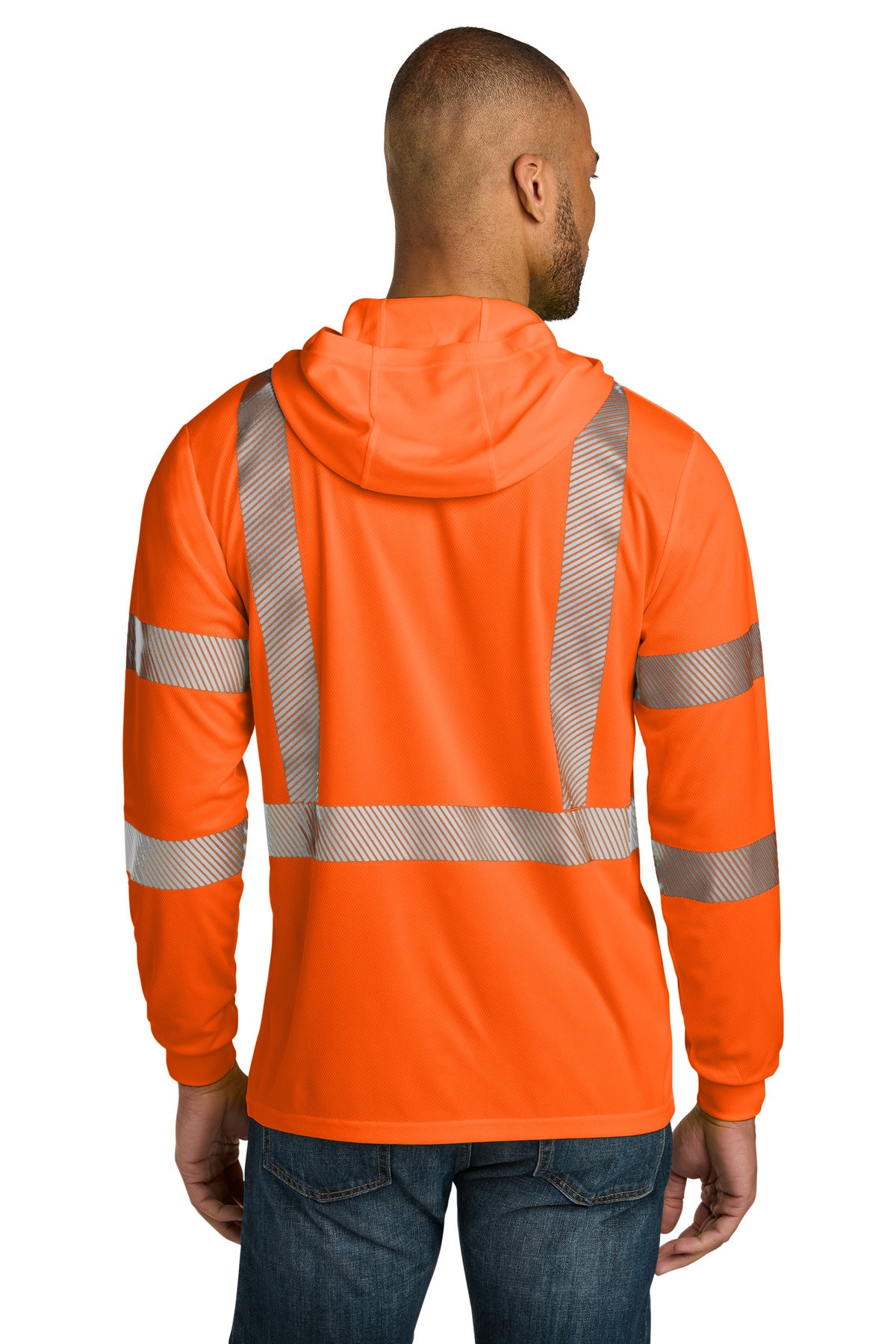 Custom Embroidered CornerStone Polos/Knits in Safety Orange