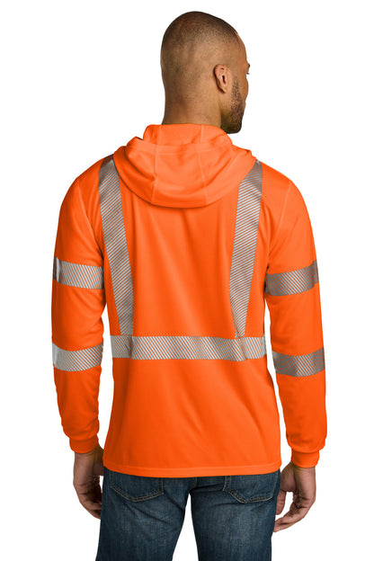 Custom Embroidered CornerStone Polos/Knits in Safety Orange