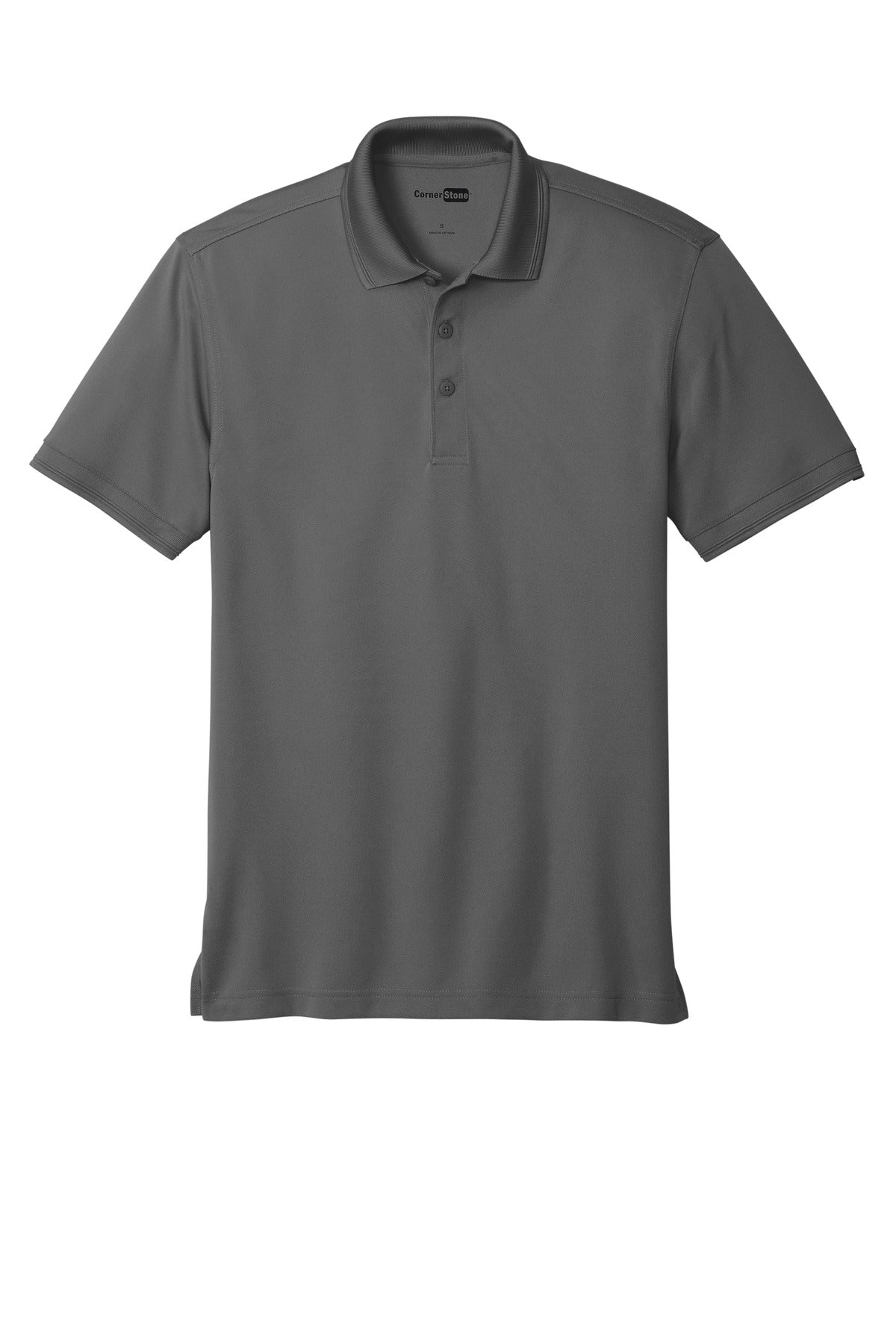 Custom Embroidered CornerStone Polos/Knits in Charcoal