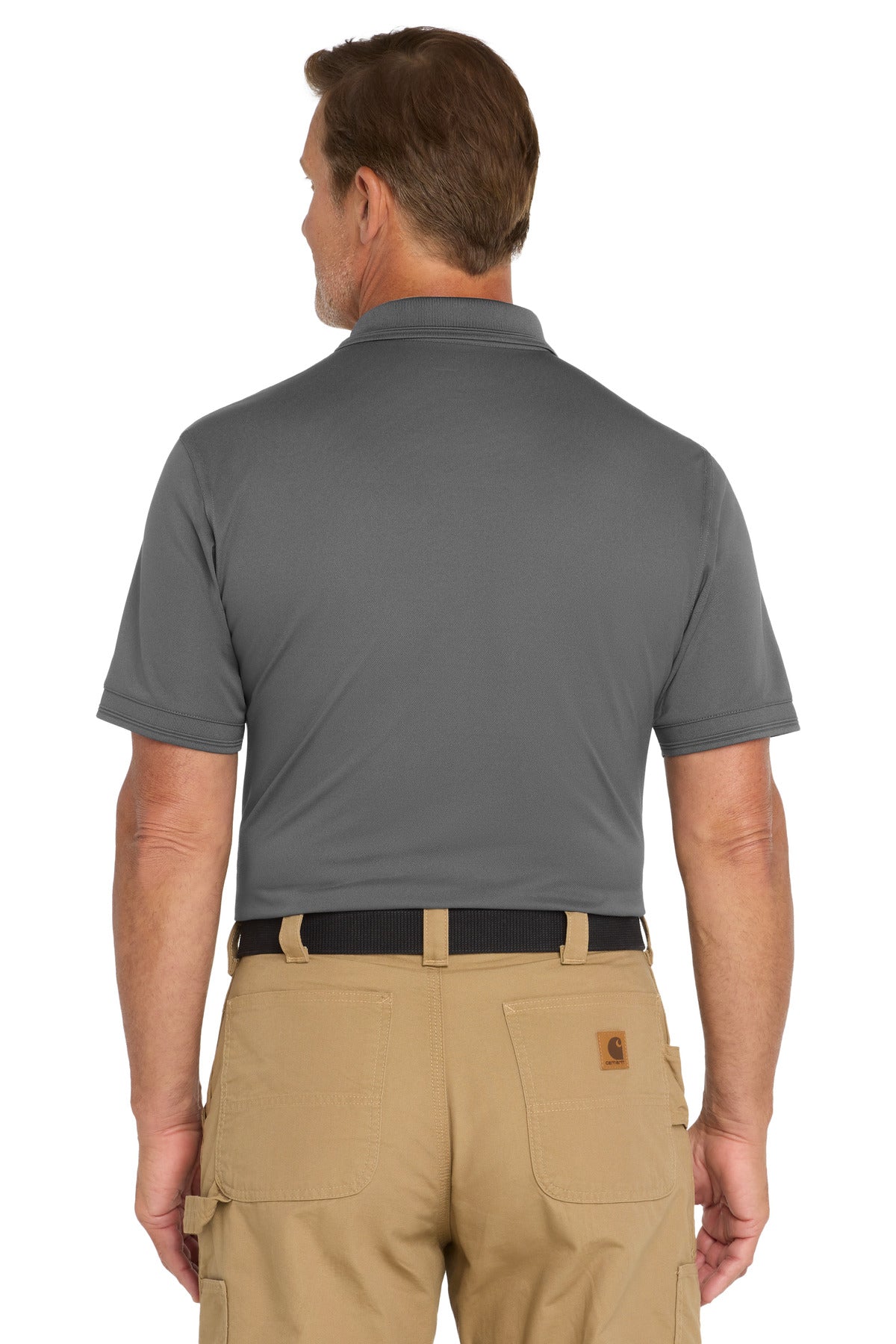 Custom Embroidered CornerStone Polos/Knits in Charcoal