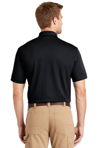 Custom Embroidered CornerStone  Industrial Snag-Proof Pique Polo. CS4020,Navy Blue