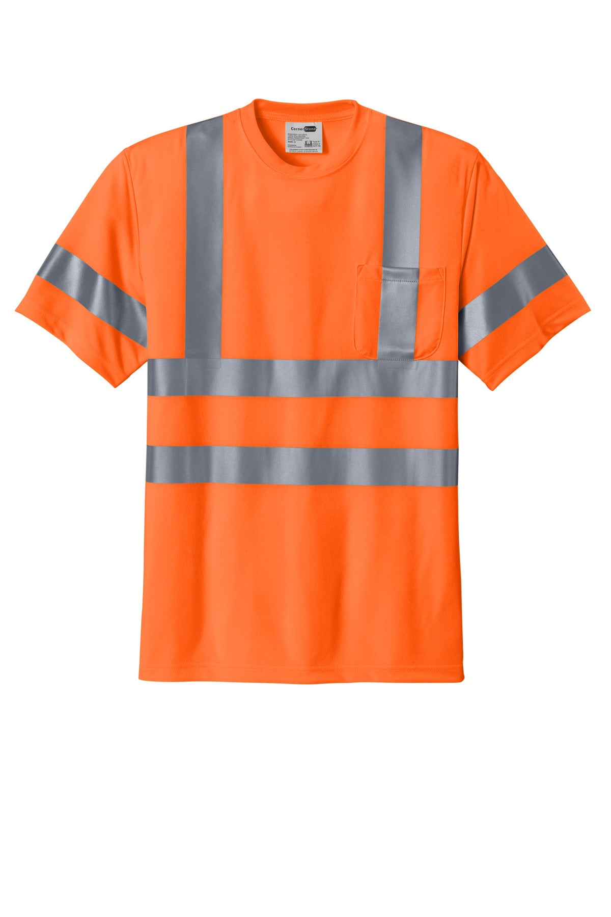 Custom Embroidered CornerStone Personal Protection in Safety Orange