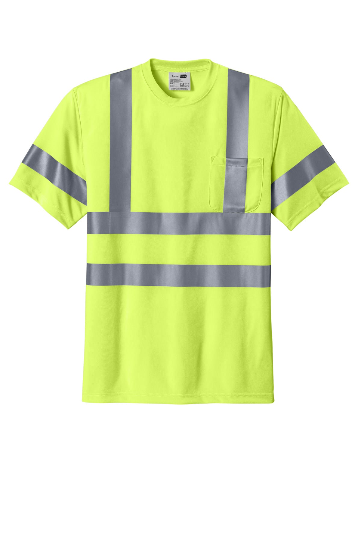 Custom Embroidered CornerStone Personal Protection in Safety Yellow