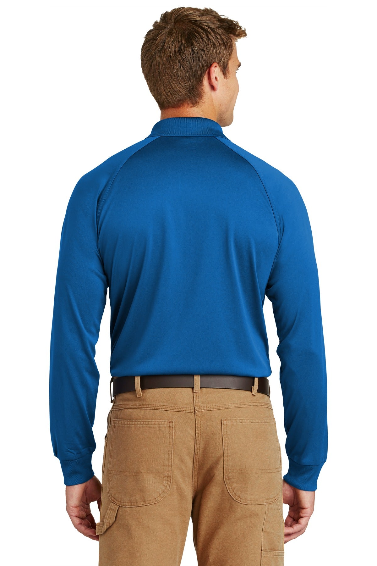 Custom Embroidered CornerStone - Select Long Sleeve Snag-Proof Tactical Polo. CS410LS,Royal
