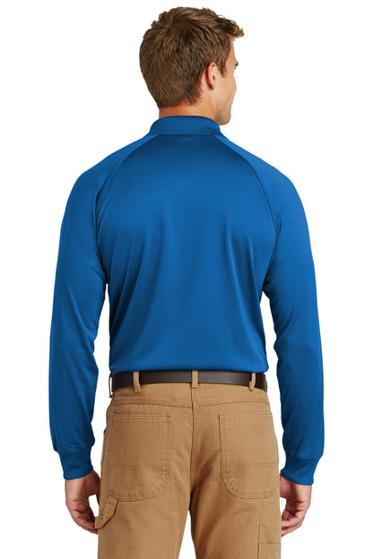 Custom Embroidered CornerStone - Select Long Sleeve Snag-Proof Tactical Polo. CS410LS,Royal