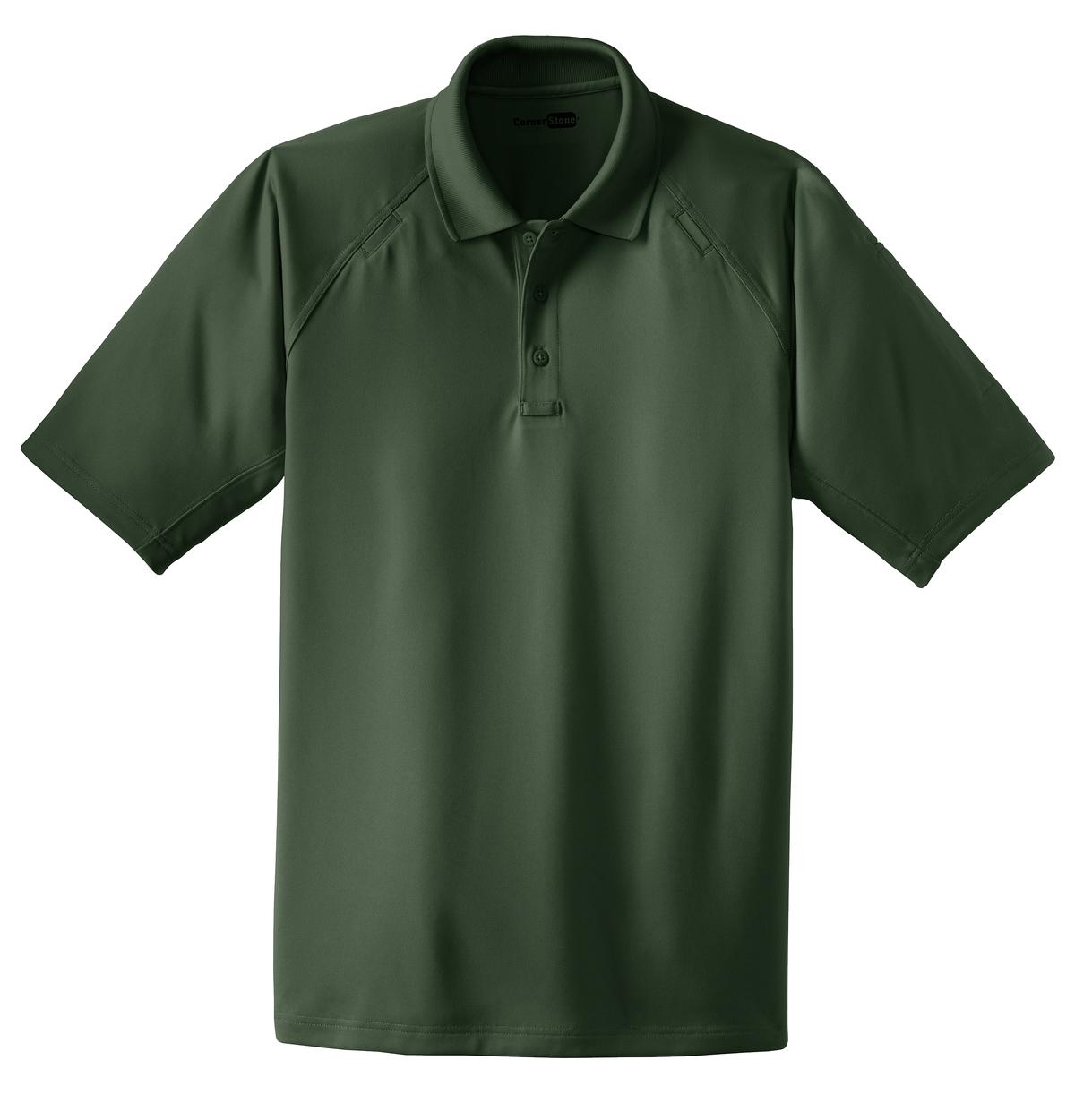 CornerStone - Select Snag-Proof Tactical Polo. CS410 Dark Green