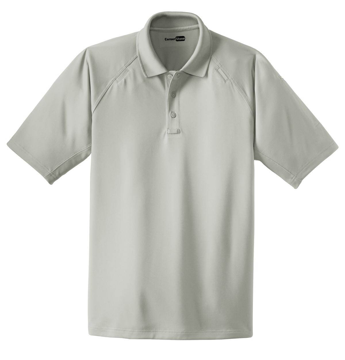 CornerStone - Select Snag-Proof Tactical Polo. CS410 Light Grey