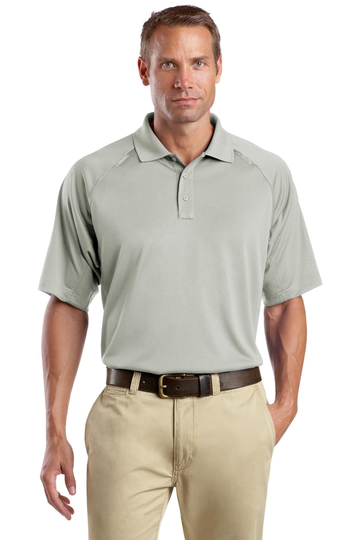 CornerStone - Select Snag-Proof Tactical Polo. CS410 Light Grey
