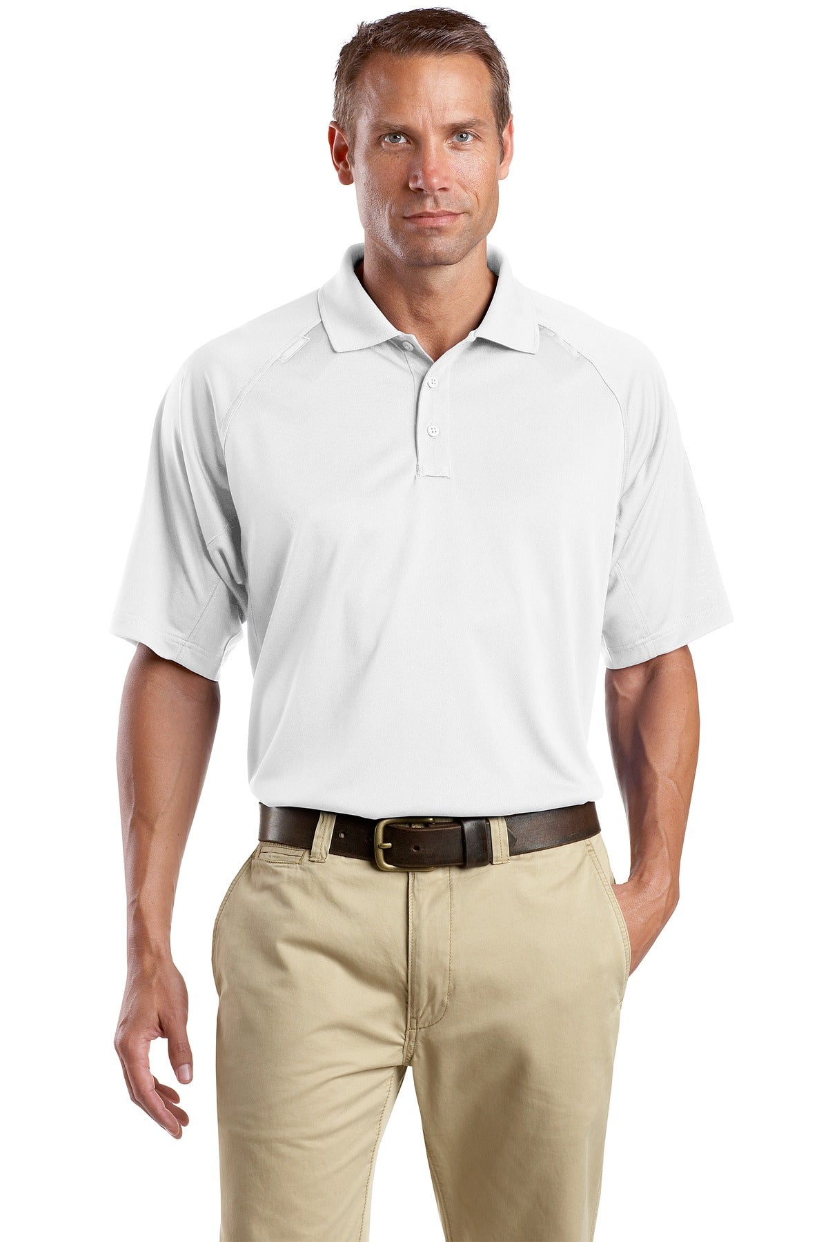 CornerStone - Select Snag-Proof Tactical Polo. CS410 White
