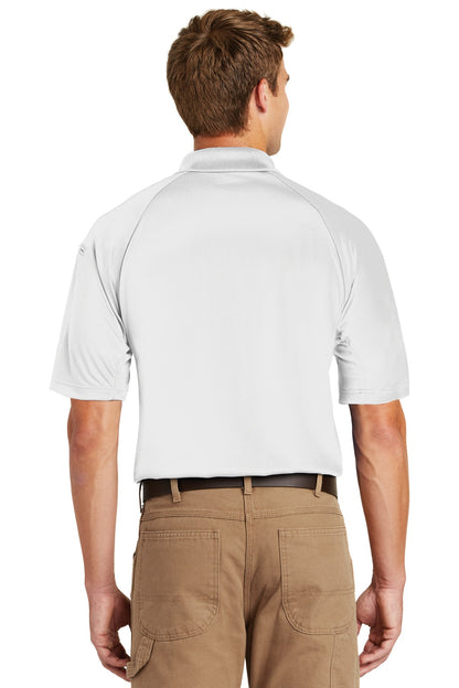 Custom Embroidered CornerStone - Select Snag-Proof Tactical Polo. CS410,White