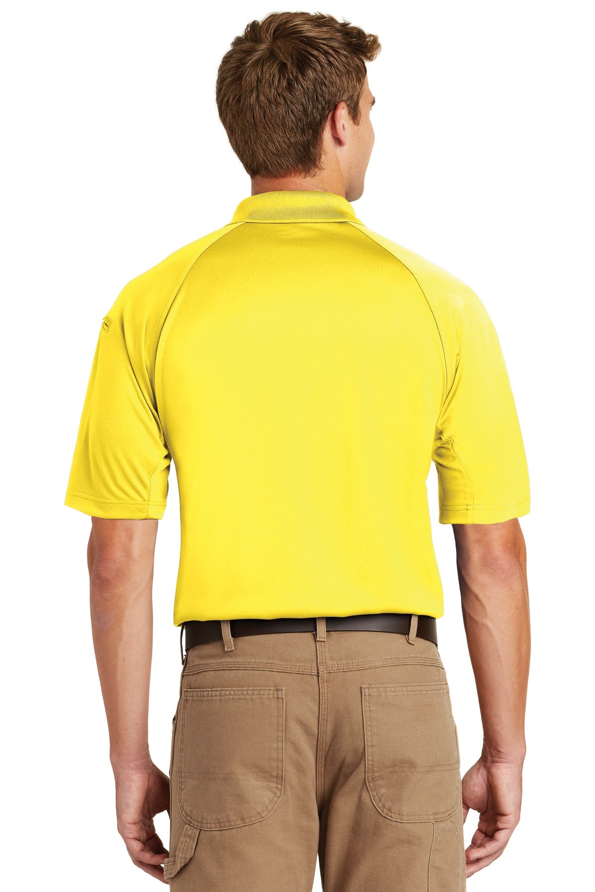 Custom Embroidered CornerStone - Select Snag-Proof Tactical Polo. CS410,Yellow