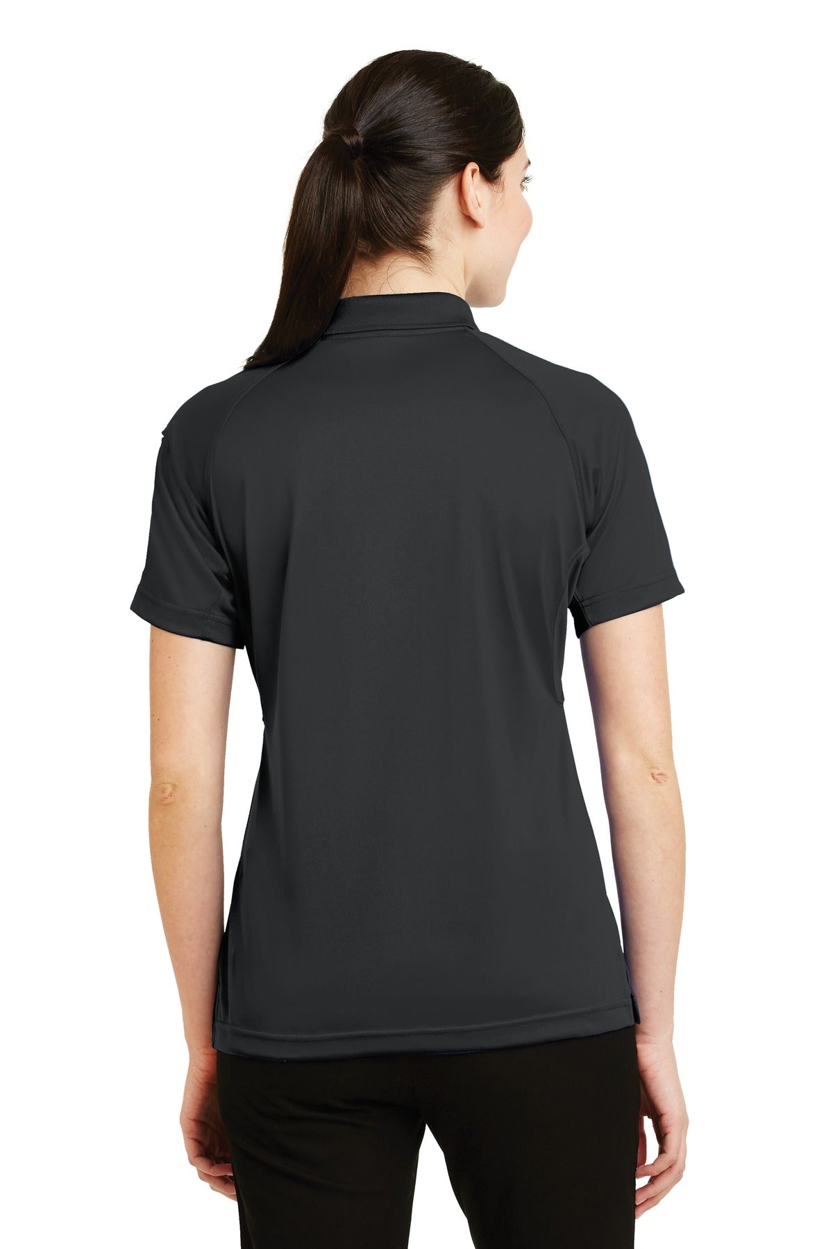 Custom Embroidered CornerStone Women's Select Snag-Proof Tactical Polo. CS411,Charcoal