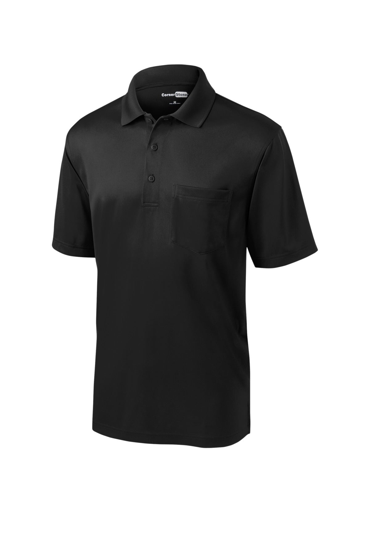 Custom Embroidered CornerStone Polos/Knits in Black