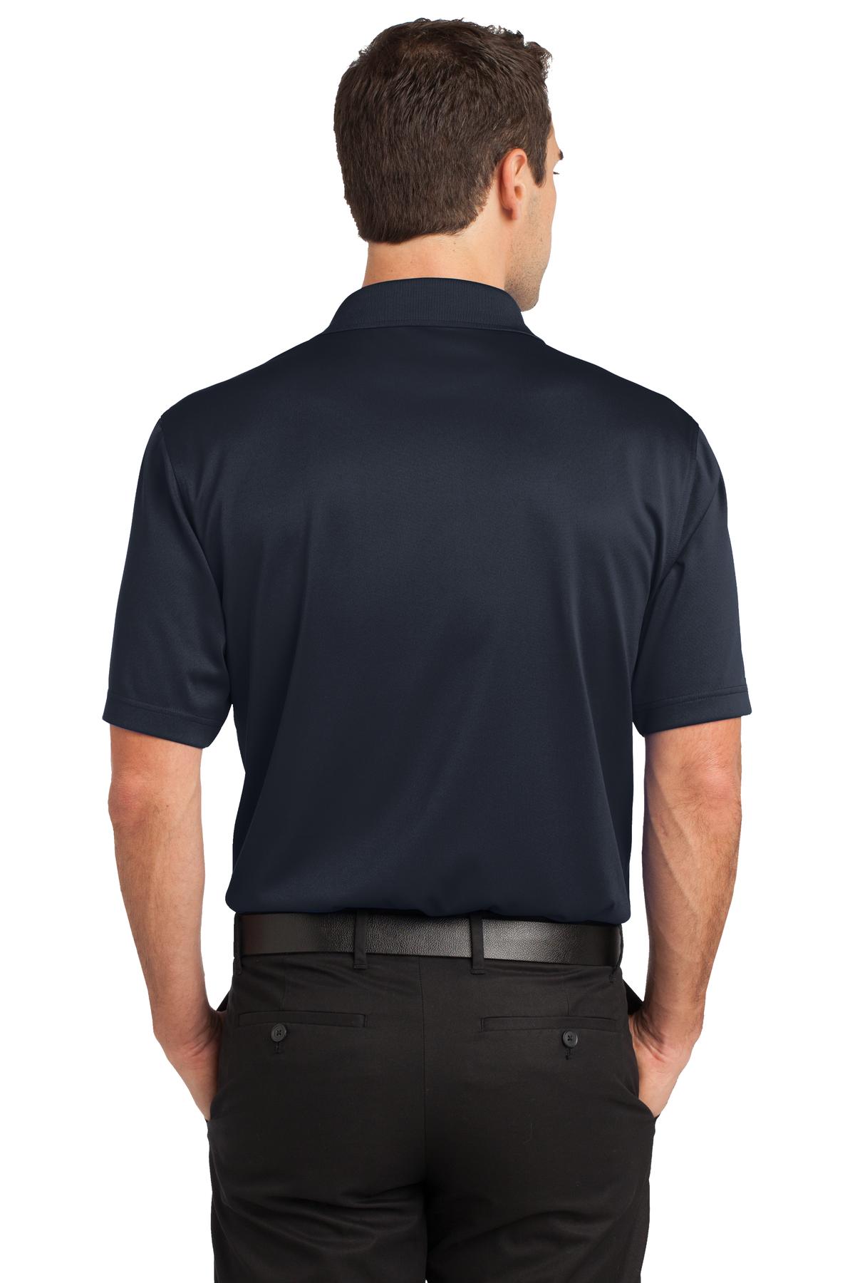 Custom Embroidered CornerStone Select Snag-Proof Pocket Polo. CS412P,Dark Navy