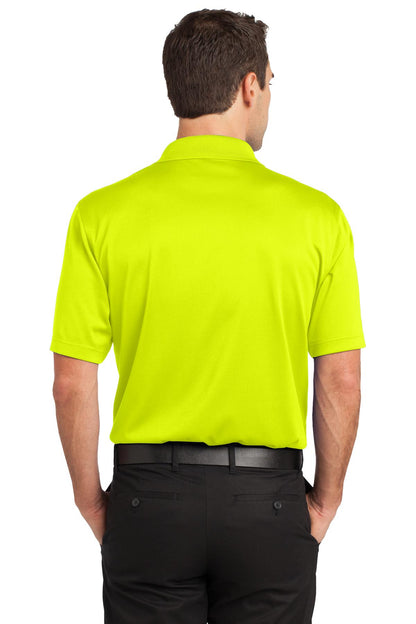 Custom Embroidered CornerStone Select Snag-Proof Pocket Polo. CS412P,Safety Yellow