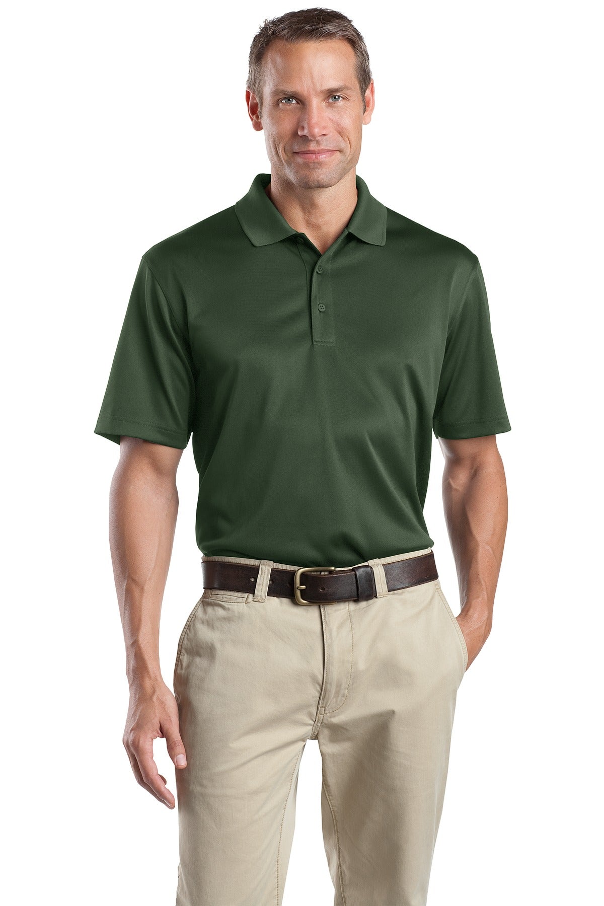 Custom Embroidered CornerStone Polos/Knits in Dark Green