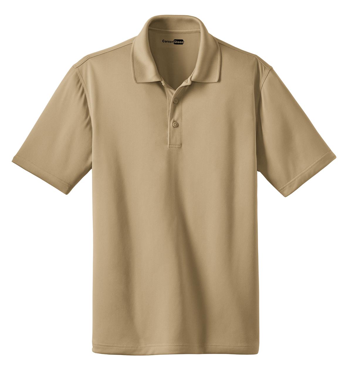 Custom Embroidered CornerStone Polos/Knits in Tan