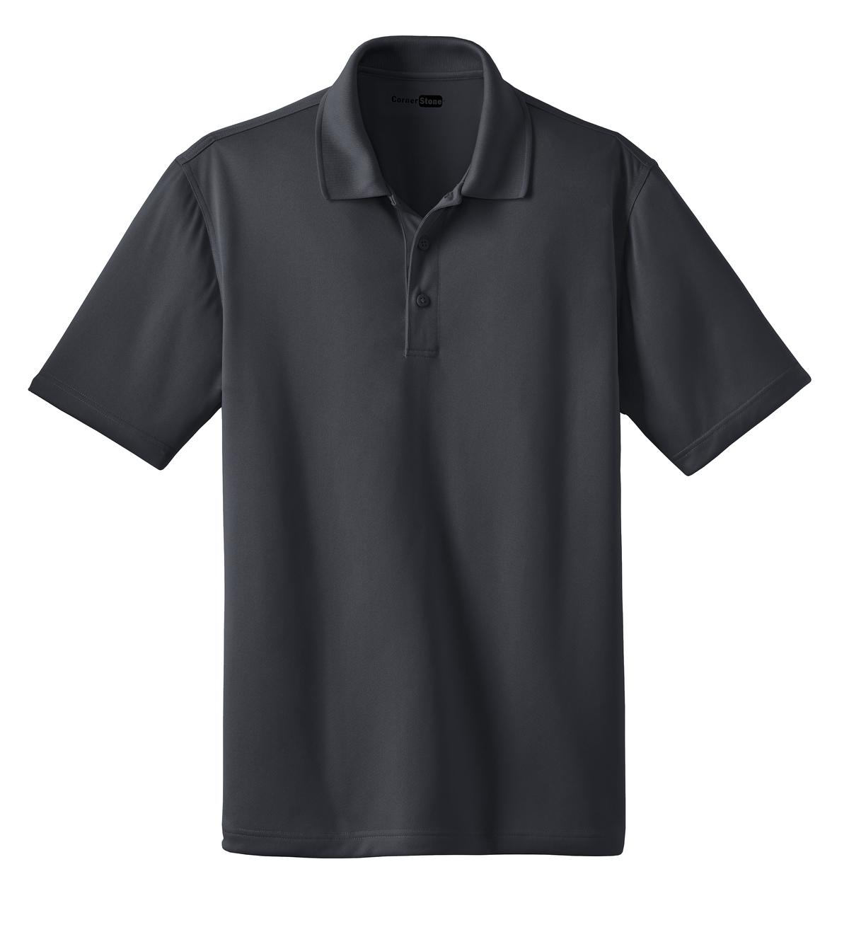 Custom Embroidered CornerStone Polos/Knits in Charcoal