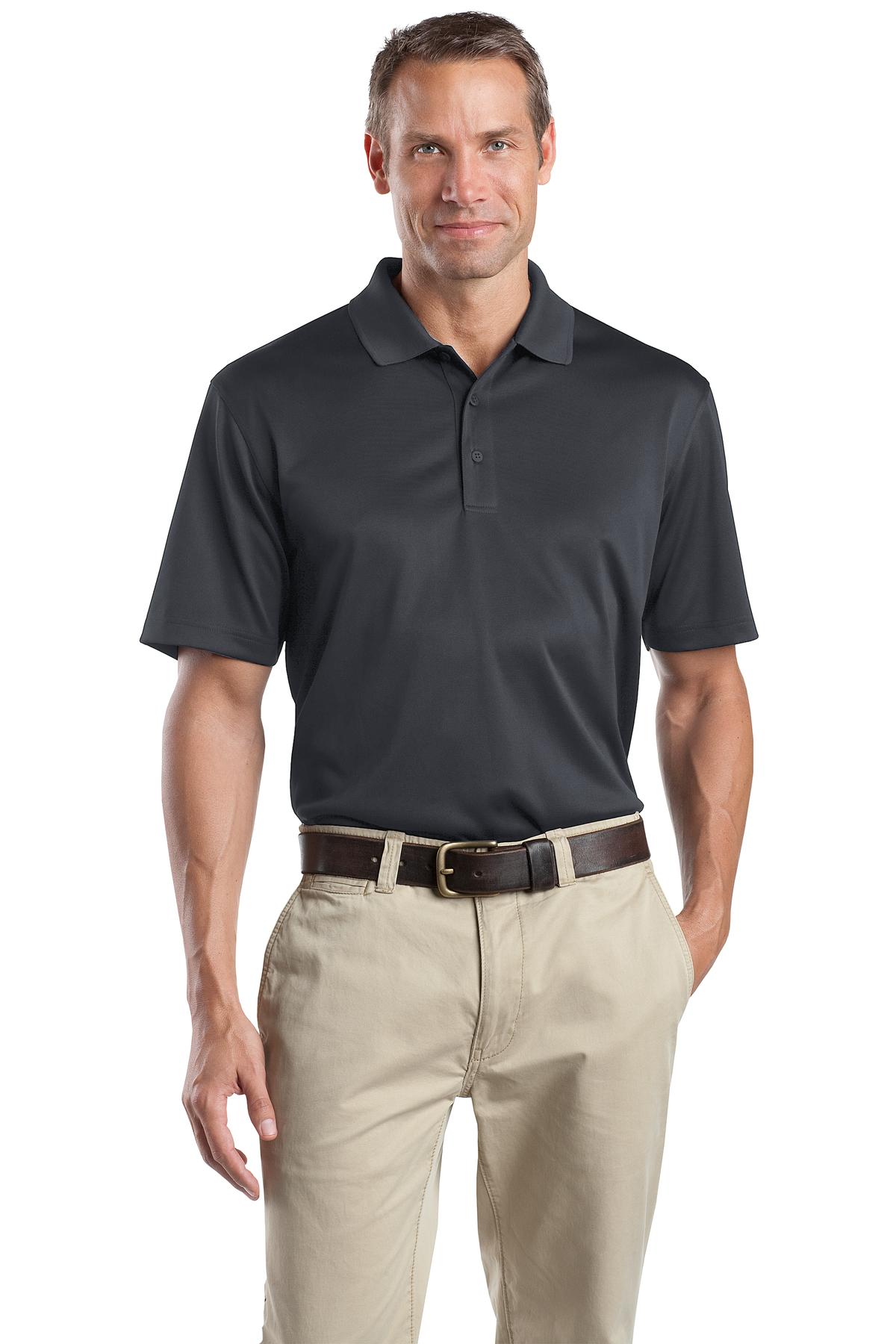 Custom Embroidered CornerStone Polos/Knits in Charcoal