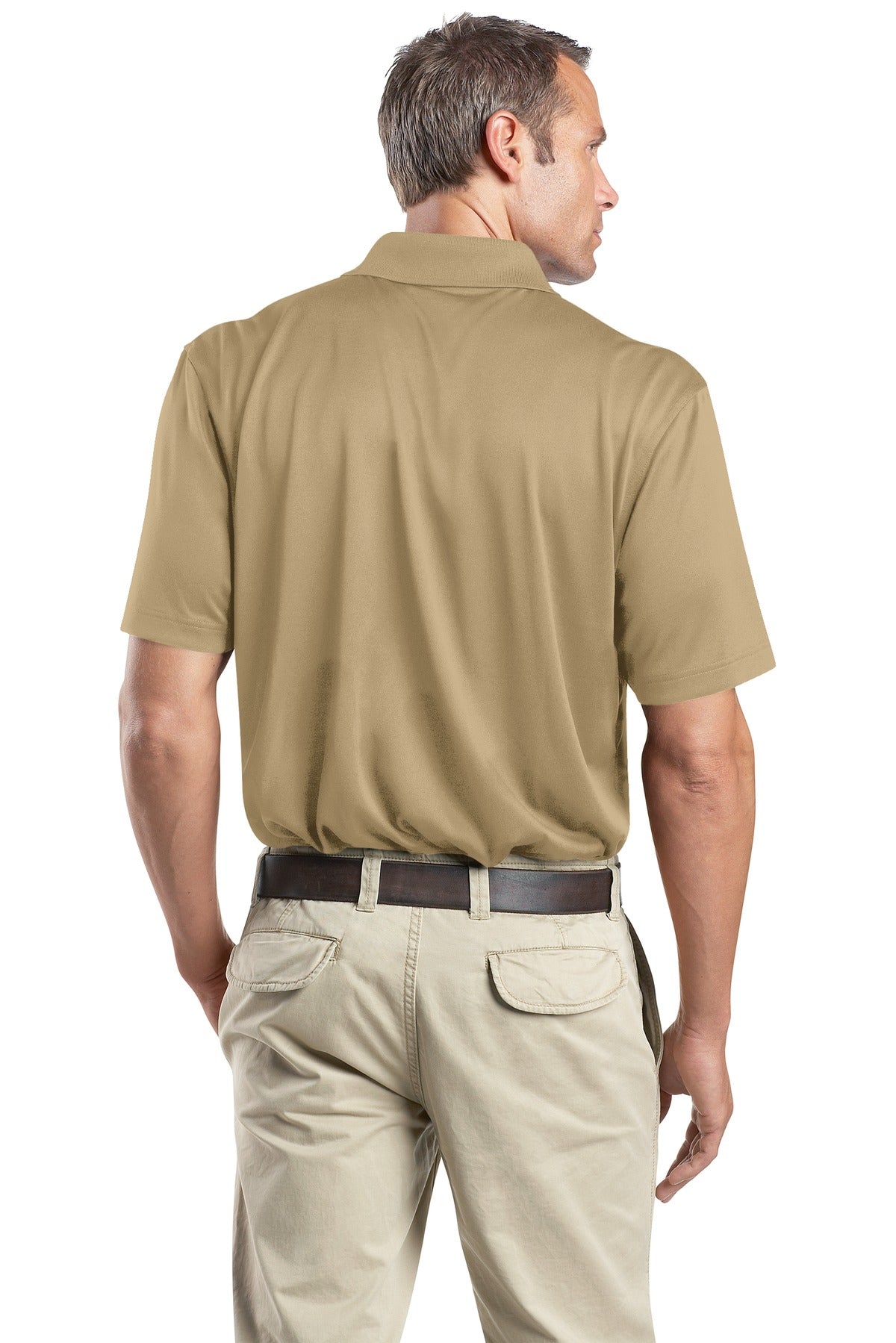 Custom Embroidered CornerStone - Select Snag-Proof Polo. CS412,Tan