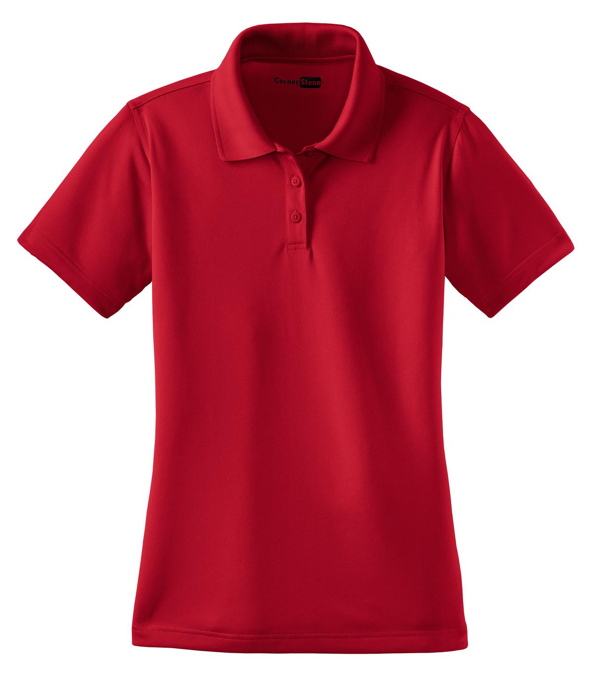 Custom Embroidered CornerStone Polos/Knits in Red