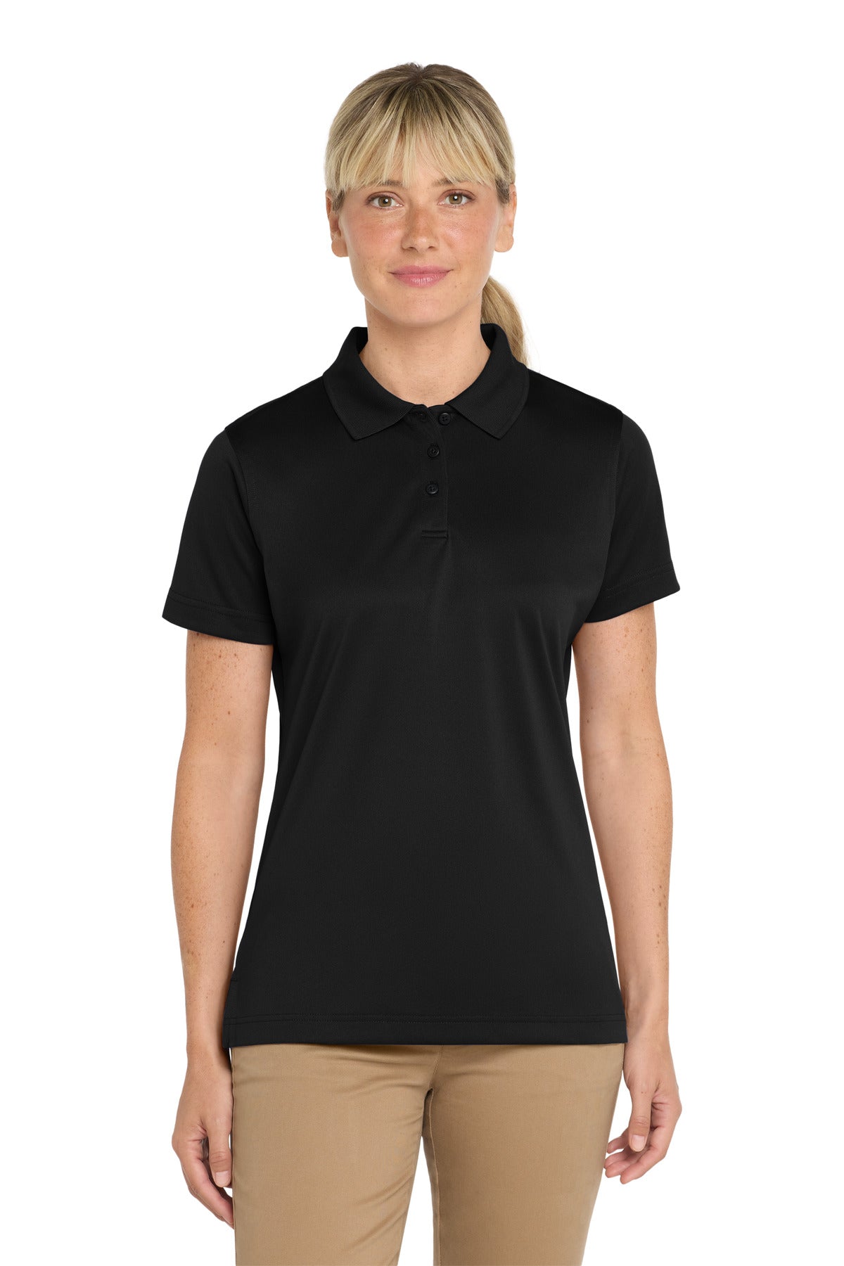 Custom Embroidered CornerStone Polos/Knits in Black