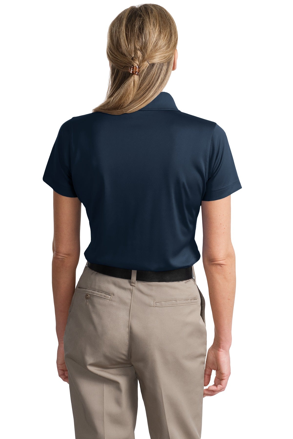 Custom Embroidered CornerStone Women's Select Snag-Proof Polo. CS413,Dark Navy
