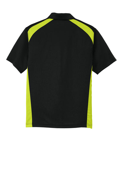 Custom Embroidered CornerStone Polos/Knits in Black/ Shock Green