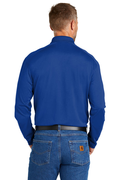 Custom Embroidered CornerStone Select Lightweight Snag-Proof Long Sleeve Polo CS418LS,Royal
