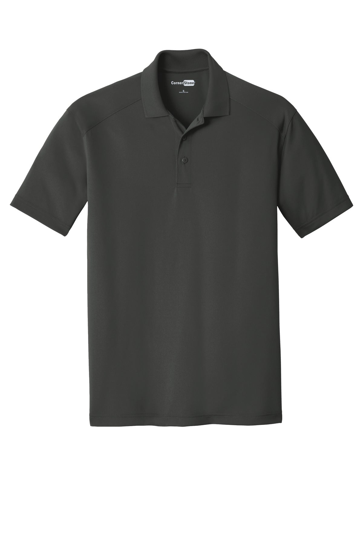 Custom Embroidered CornerStone Polos/Knits in Charcoal