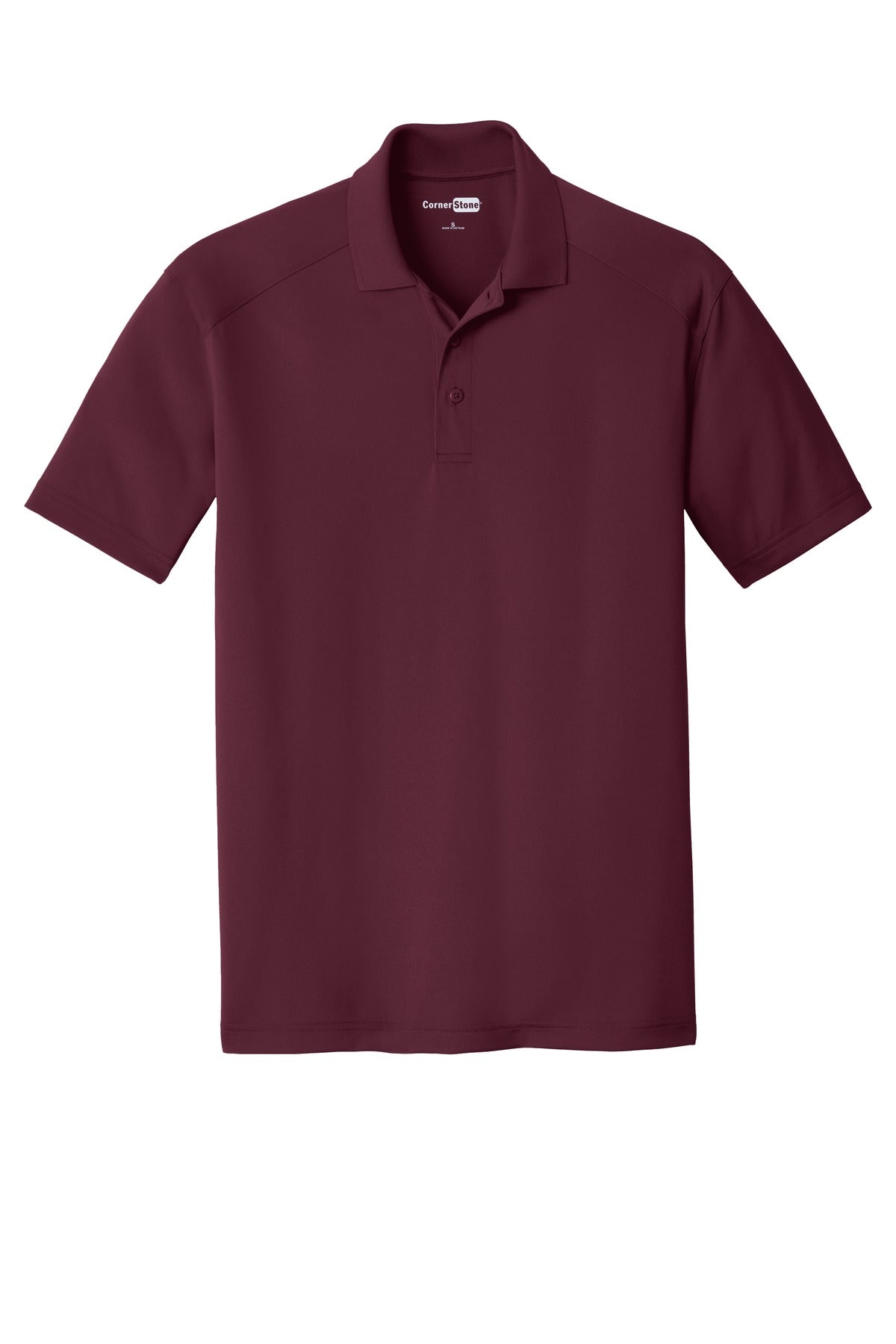 Custom Embroidered CornerStone Polos/Knits in Maroon