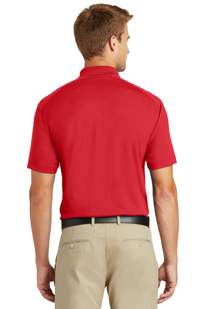 Custom Embroidered CornerStone Select Lightweight Snag-Proof Polo. CS418,Red