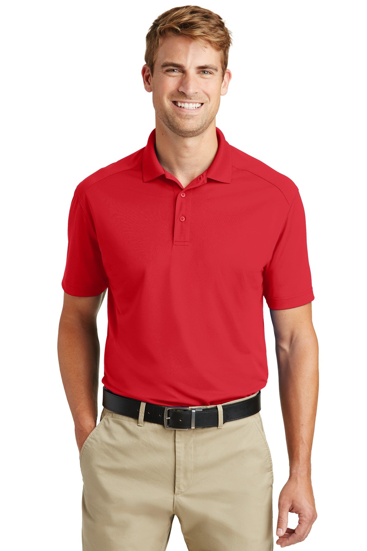 Custom Embroidered CornerStone Polos/Knits in Red