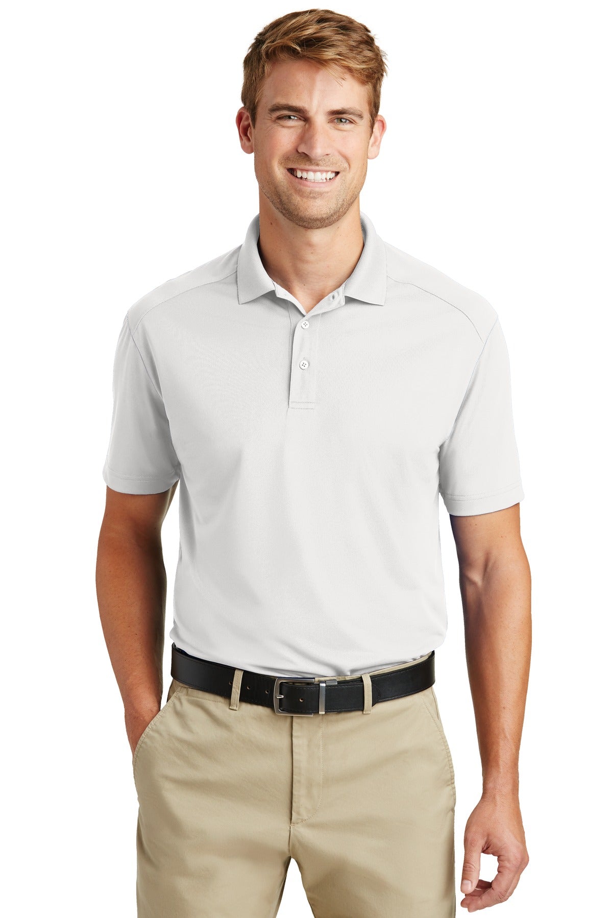 Custom Embroidered CornerStone Polos/Knits in White