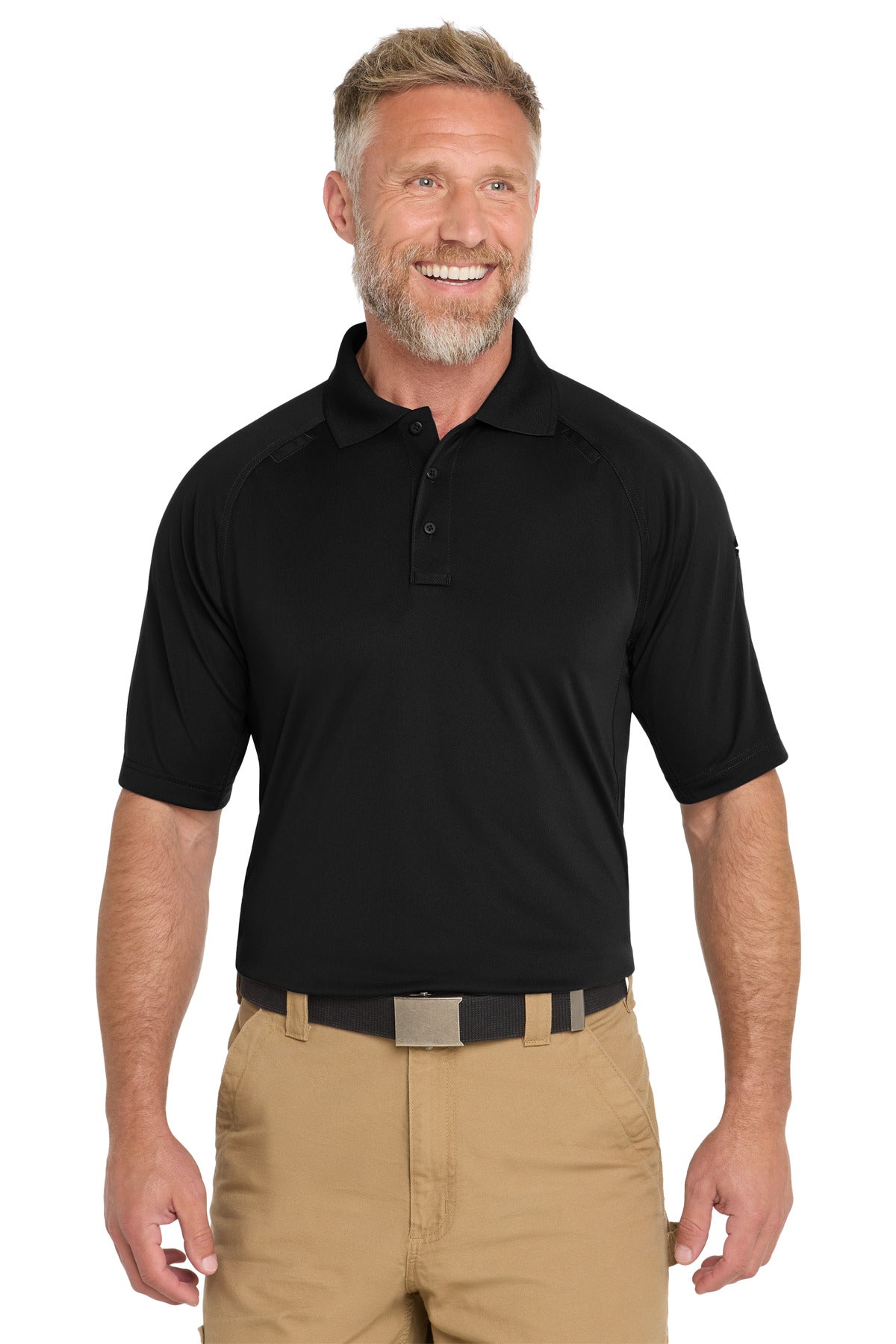 Custom Embroidered CornerStone Polos/Knits in Black