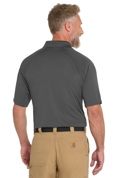Custom Embroidered CornerStone Polos/Knits in Charcoal