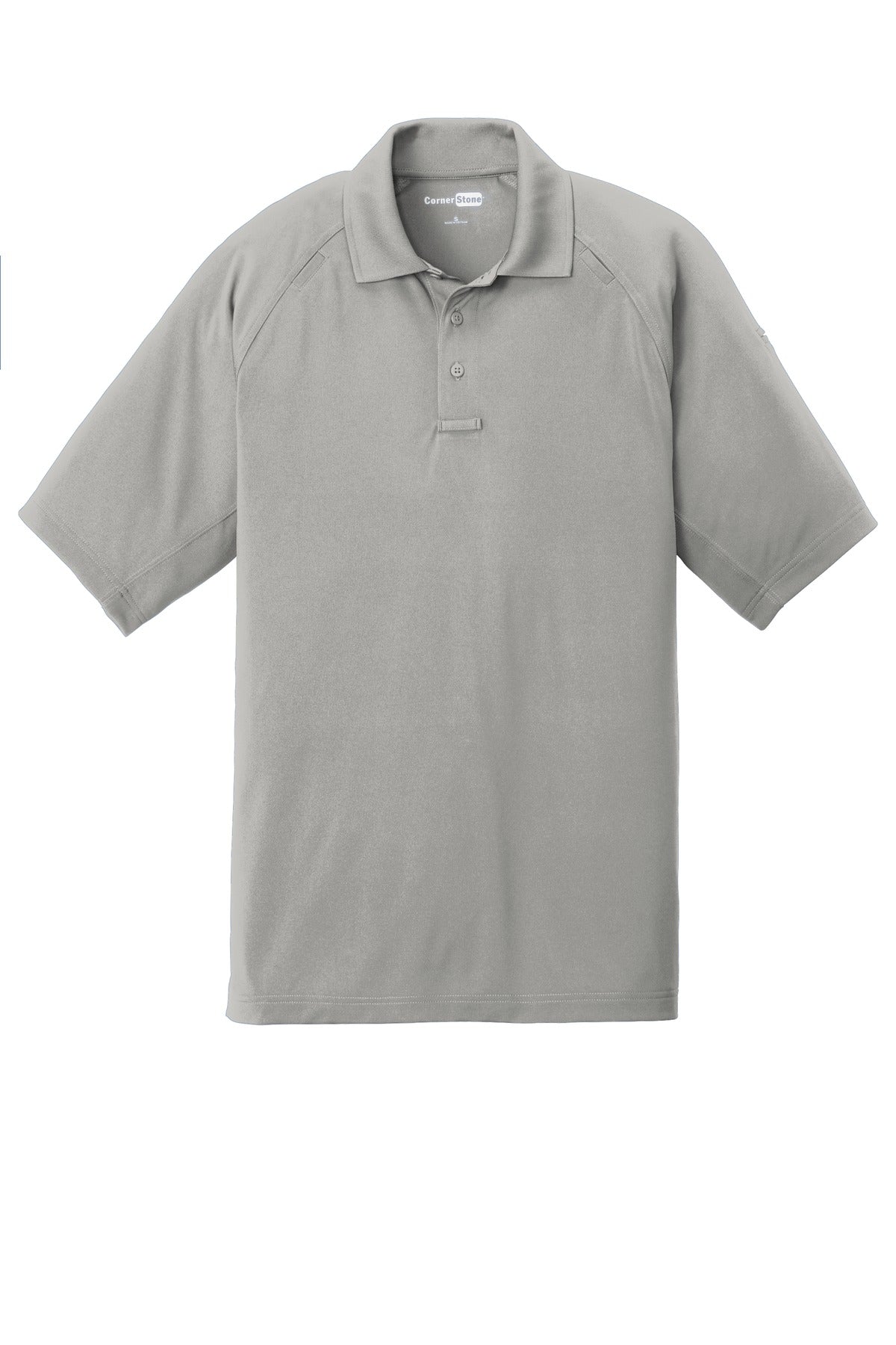 Custom Embroidered CornerStone Polos/Knits in Light Grey