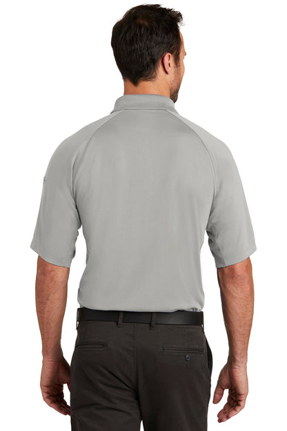 Custom Embroidered CornerStone  Select Lightweight Snag-Proof Tactical Polo. CS420,Light Grey