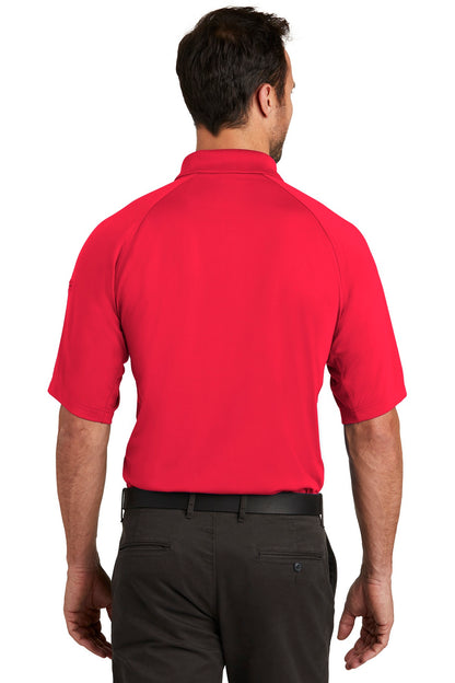 Custom Embroidered CornerStone  Select Lightweight Snag-Proof Tactical Polo. CS420,Red