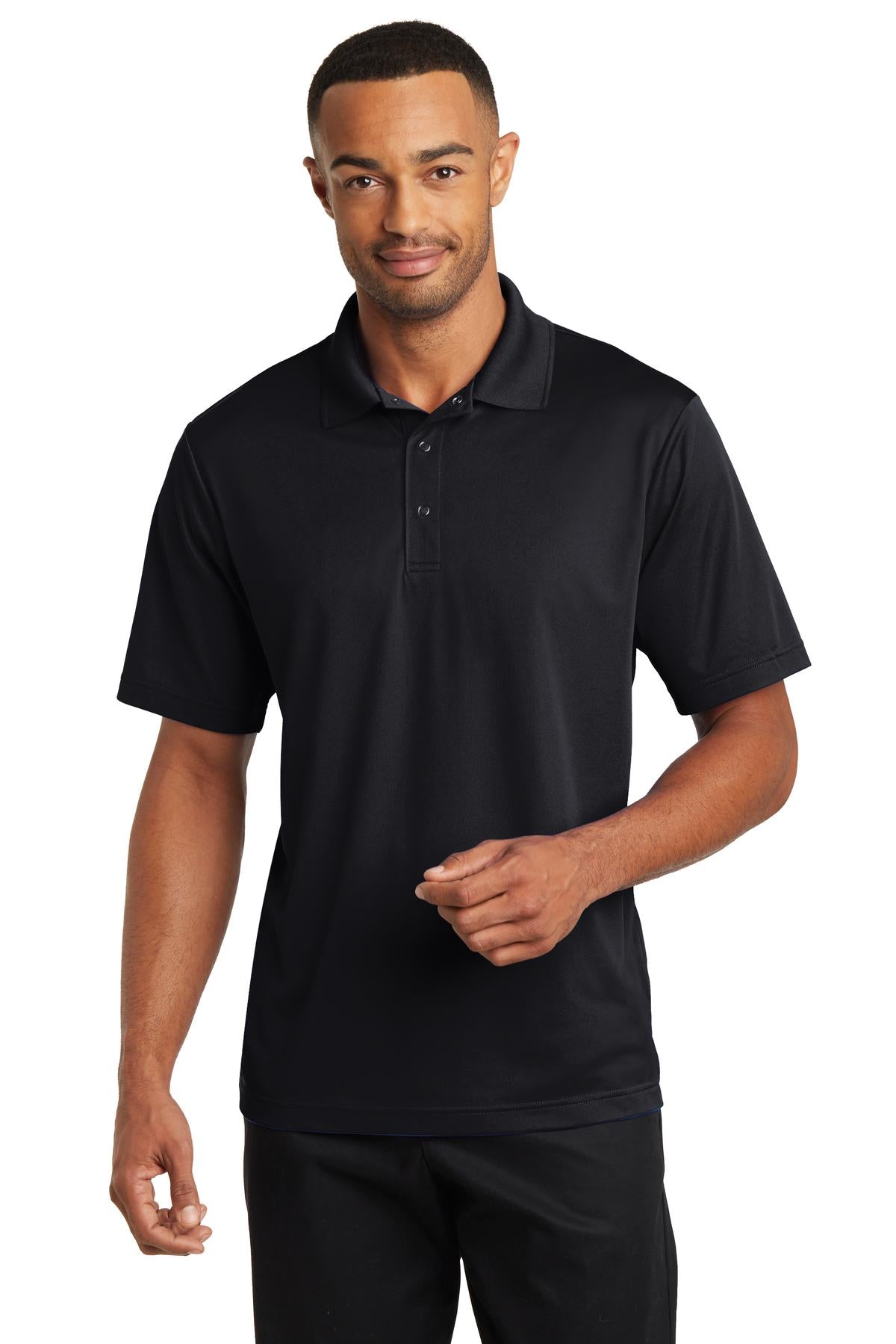 Custom Embroidered CornerStone Polos/Knits in Black